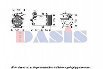 AKS DASIS 850374n -  Компрессор, кондиционер
